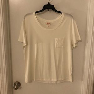 White Mossimo short sleeve. Very comfortable